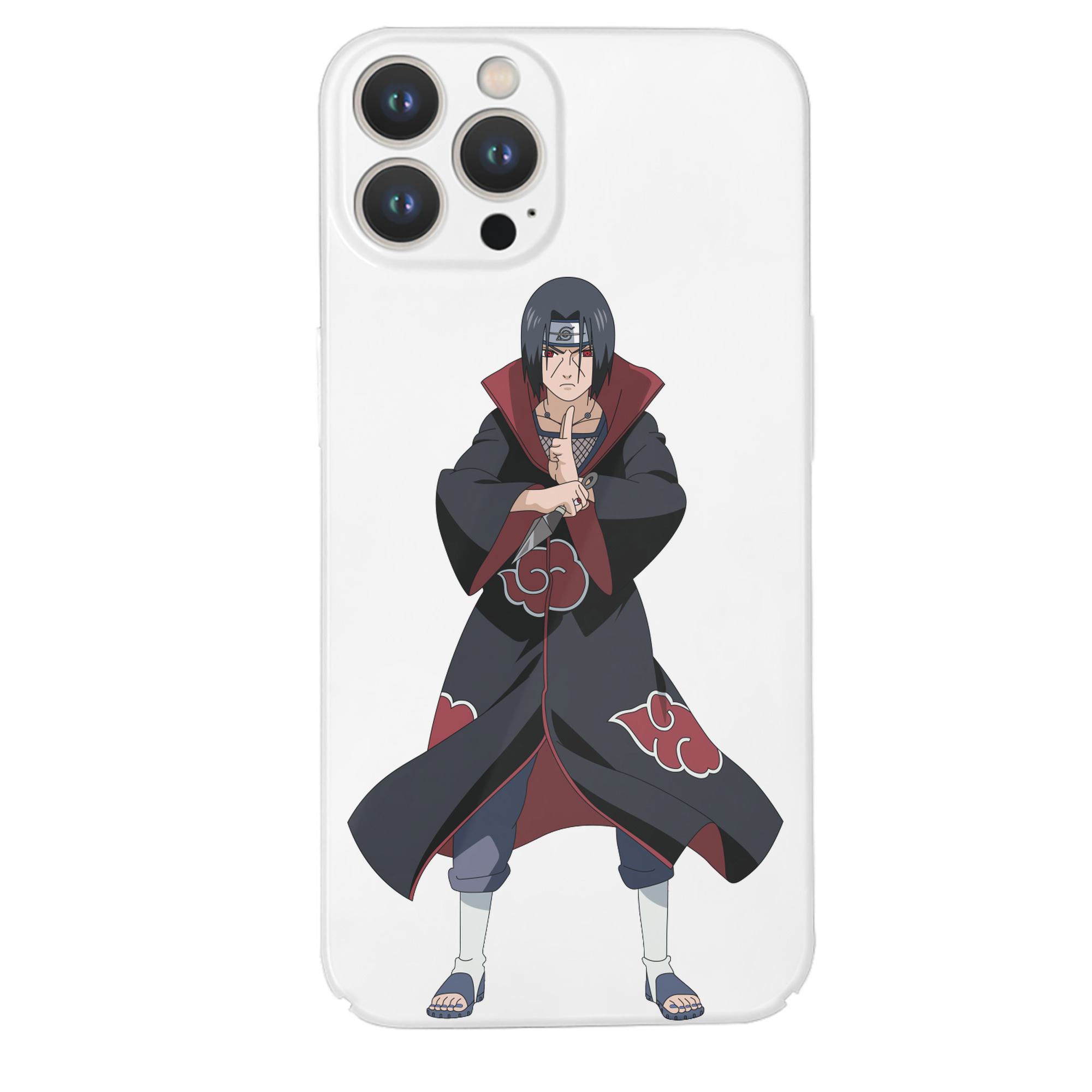 （画像用） NARUTO -ナルト- うちは イタチ Uchiha Itachi 【iPhone 14シリーズ対応】ハードケース